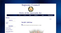 Desktop Screenshot of amaranth.org