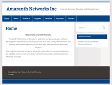 Tablet Screenshot of amaranth.com